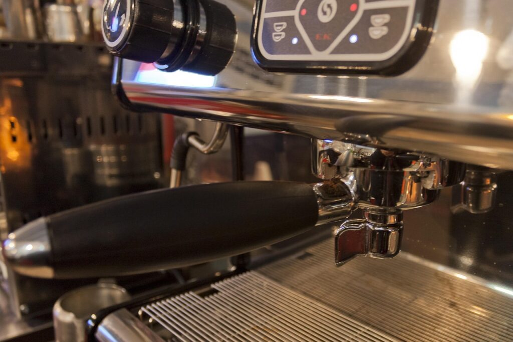 Bilde av en kaffe maskin.
